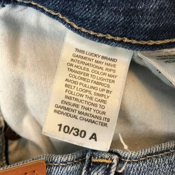 Lucky Brand Womens Jeans Size 10/30 High-Rise Skinny Bridgette Button Fly Blue - Picture 10 of 16